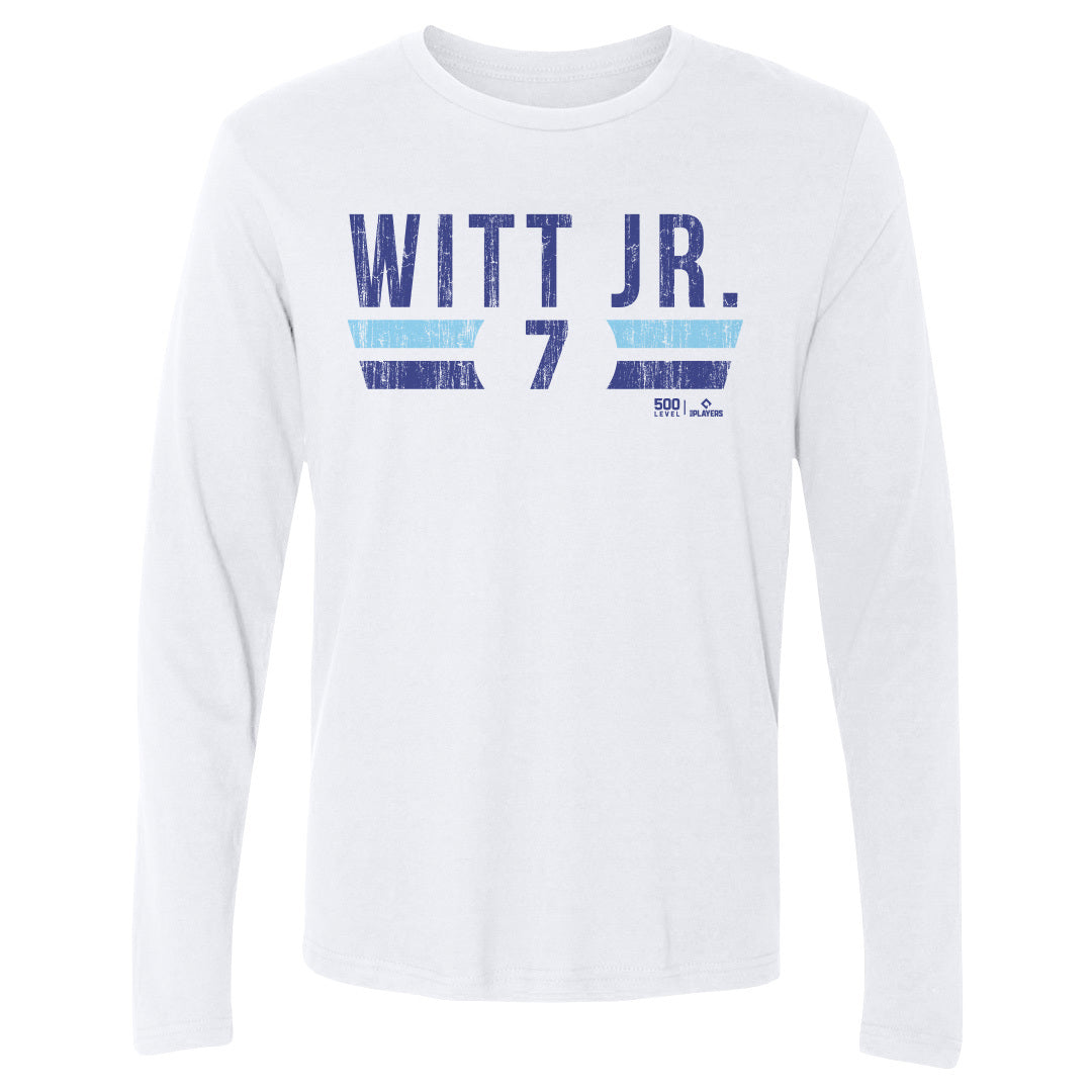 Bobby Witt Jr. Men's Long Sleeve T-Shirt | 500 LEVEL