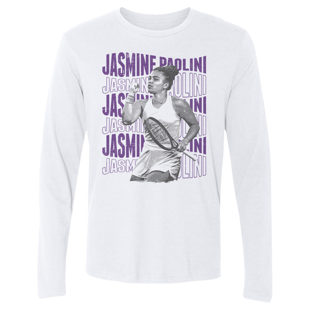 Jasmine Paolini Men's Long Sleeve T-Shirt | 500 LEVEL