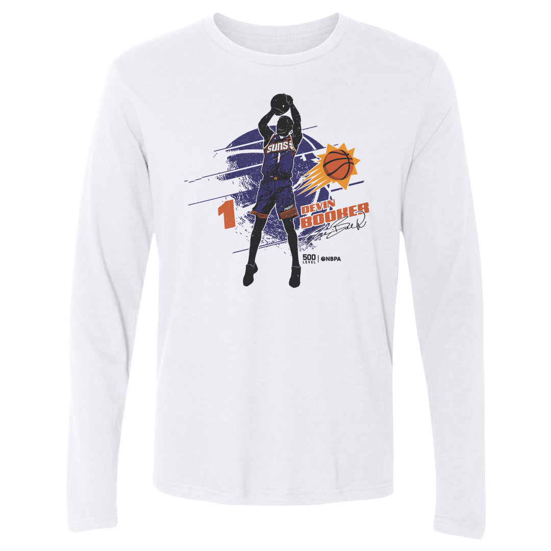 Devin Booker Men's Long Sleeve T-Shirt | 500 LEVEL