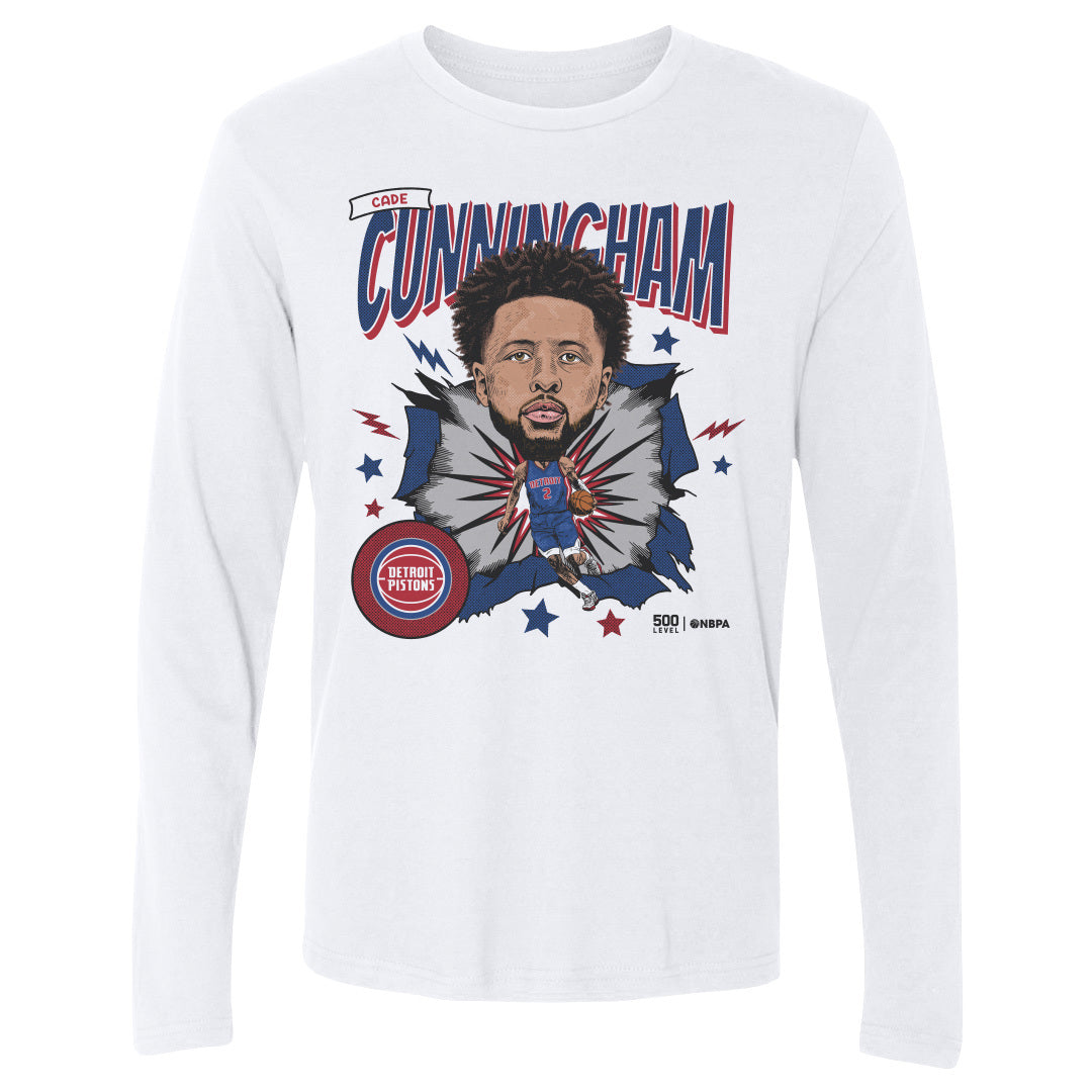 Cade Cunningham Men's Long Sleeve T-Shirt | 500 LEVEL