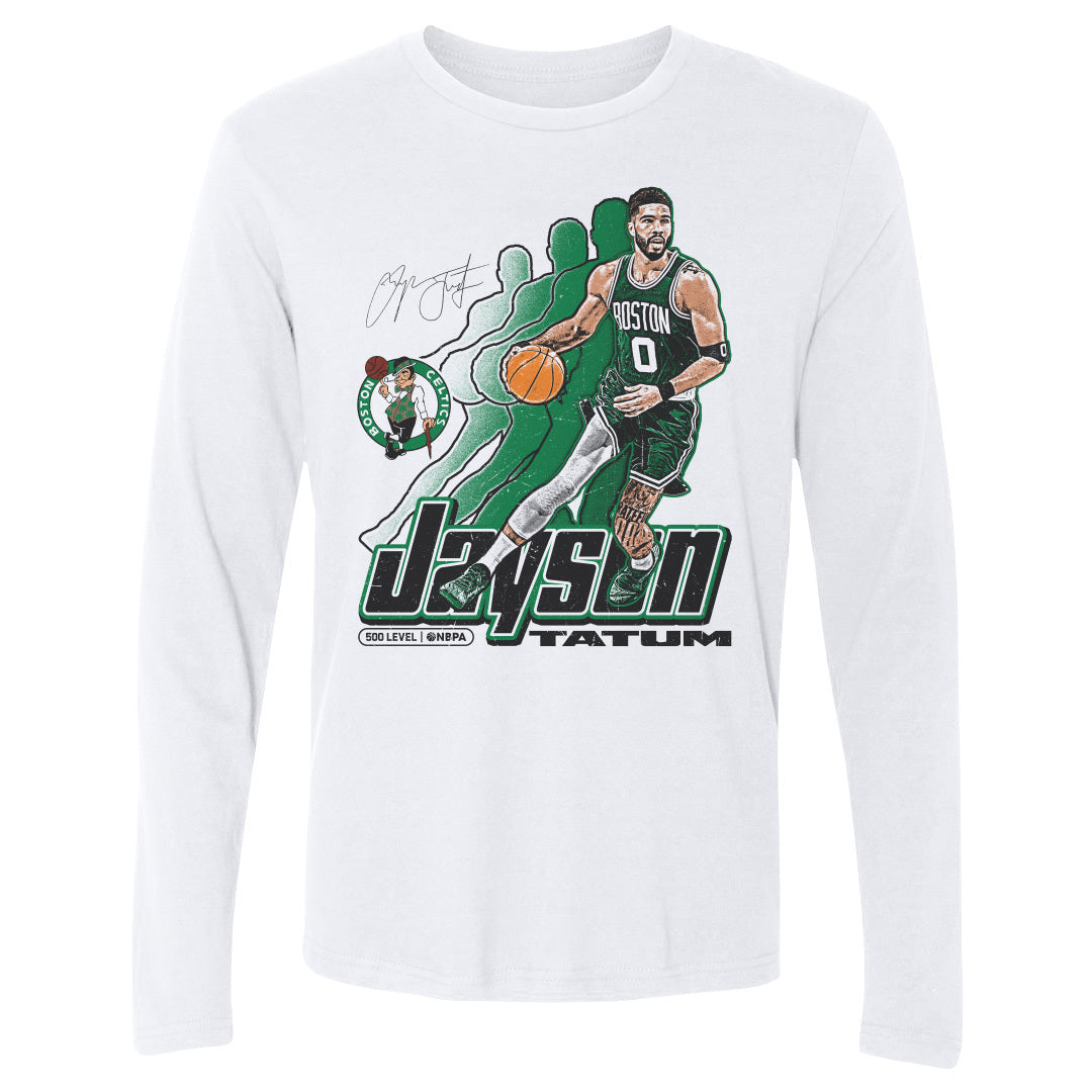 Jayson Tatum Men's Long Sleeve T-Shirt | 500 LEVEL