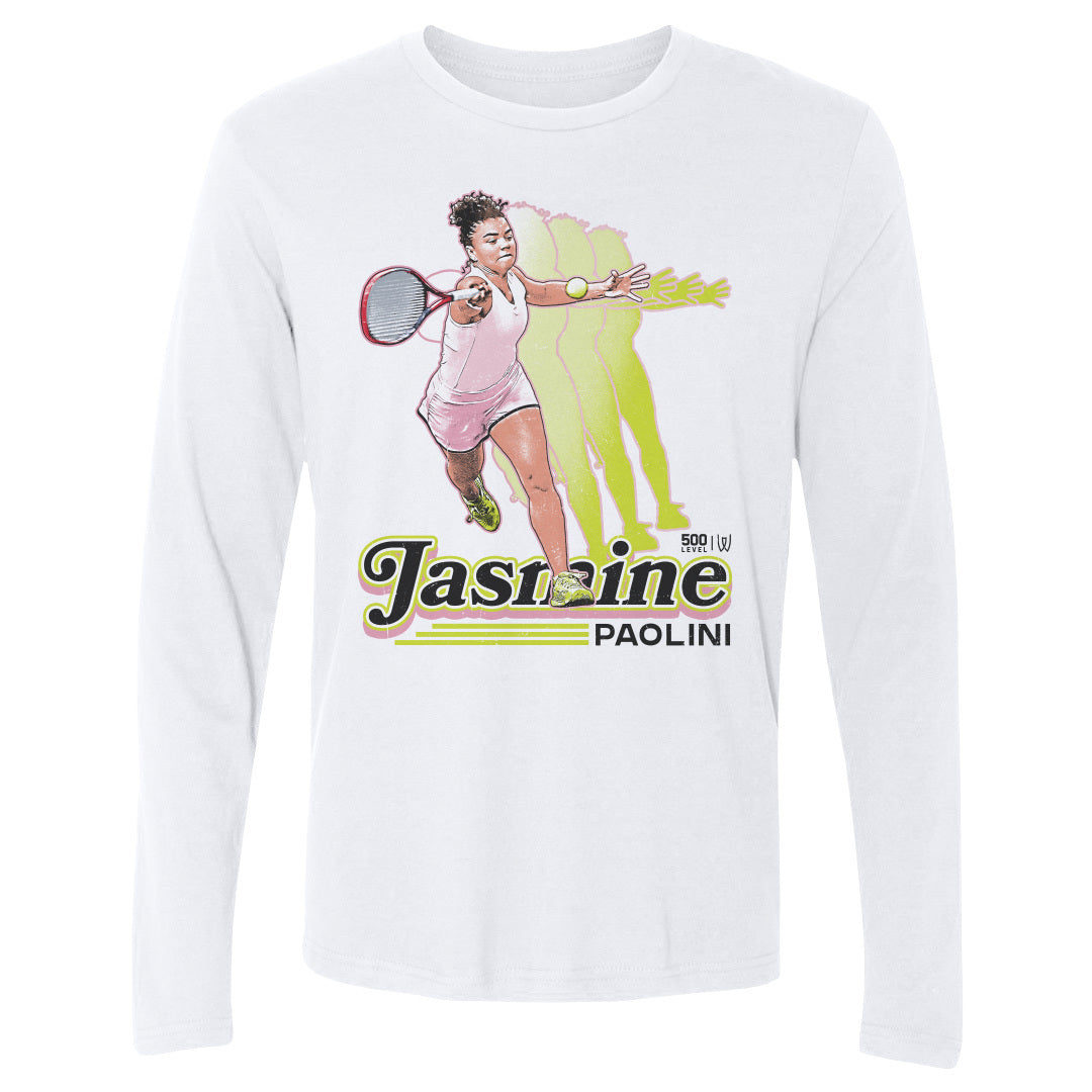 Jasmine Paolini Men's Long Sleeve T-Shirt | 500 LEVEL