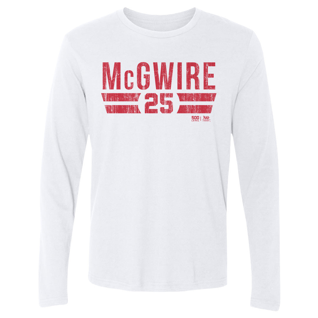Mark McGwire Men's Long Sleeve T-Shirt | 500 LEVEL