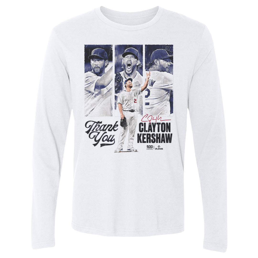 Clayton Kershaw Men's Long Sleeve T-Shirt | 500 LEVEL