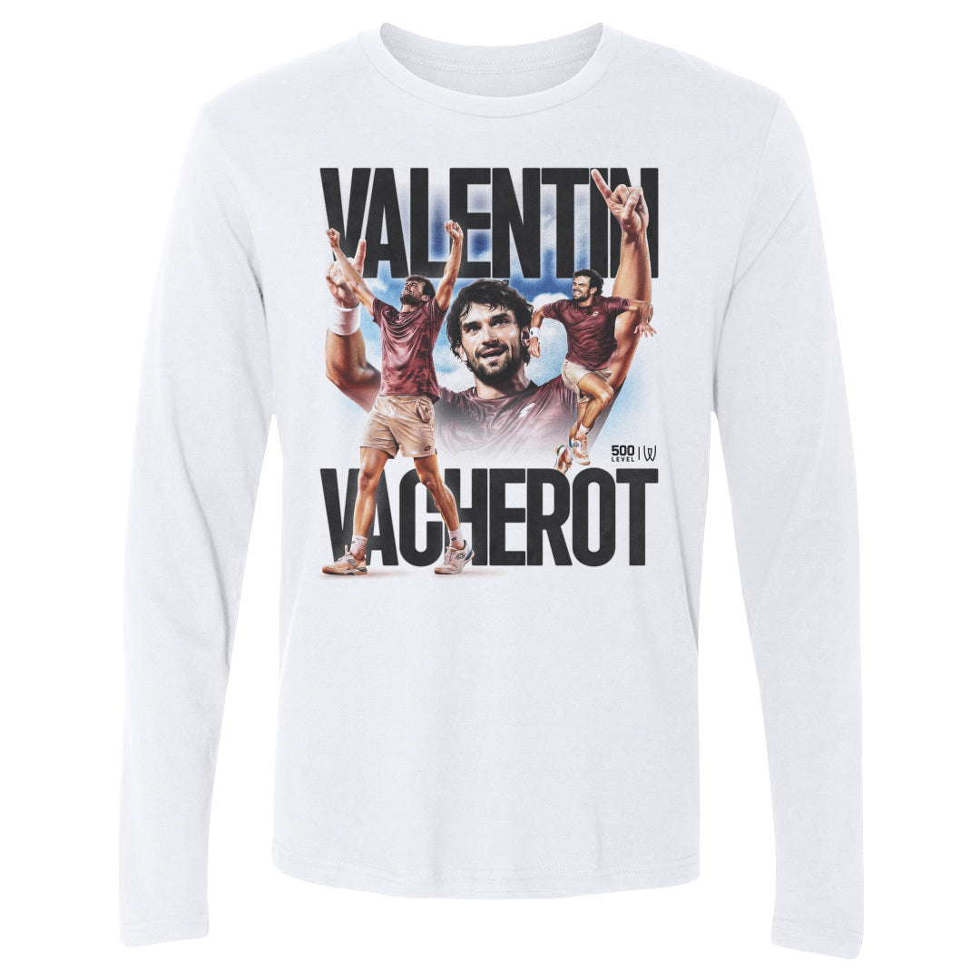 Valentin Vacherot Men's Long Sleeve T-Shirt | 500 LEVEL