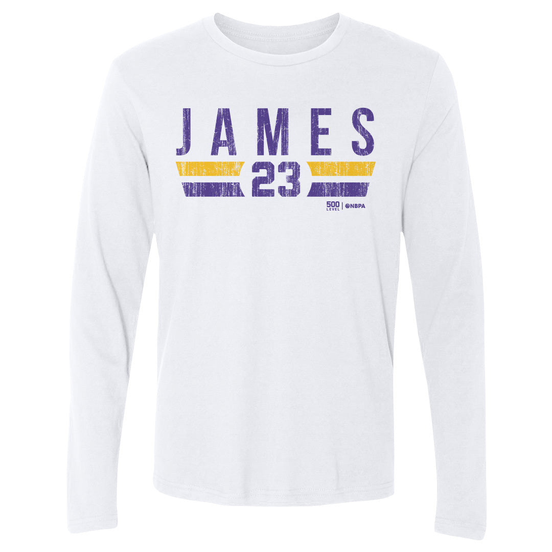 LeBron James Men's Long Sleeve T-Shirt | 500 LEVEL