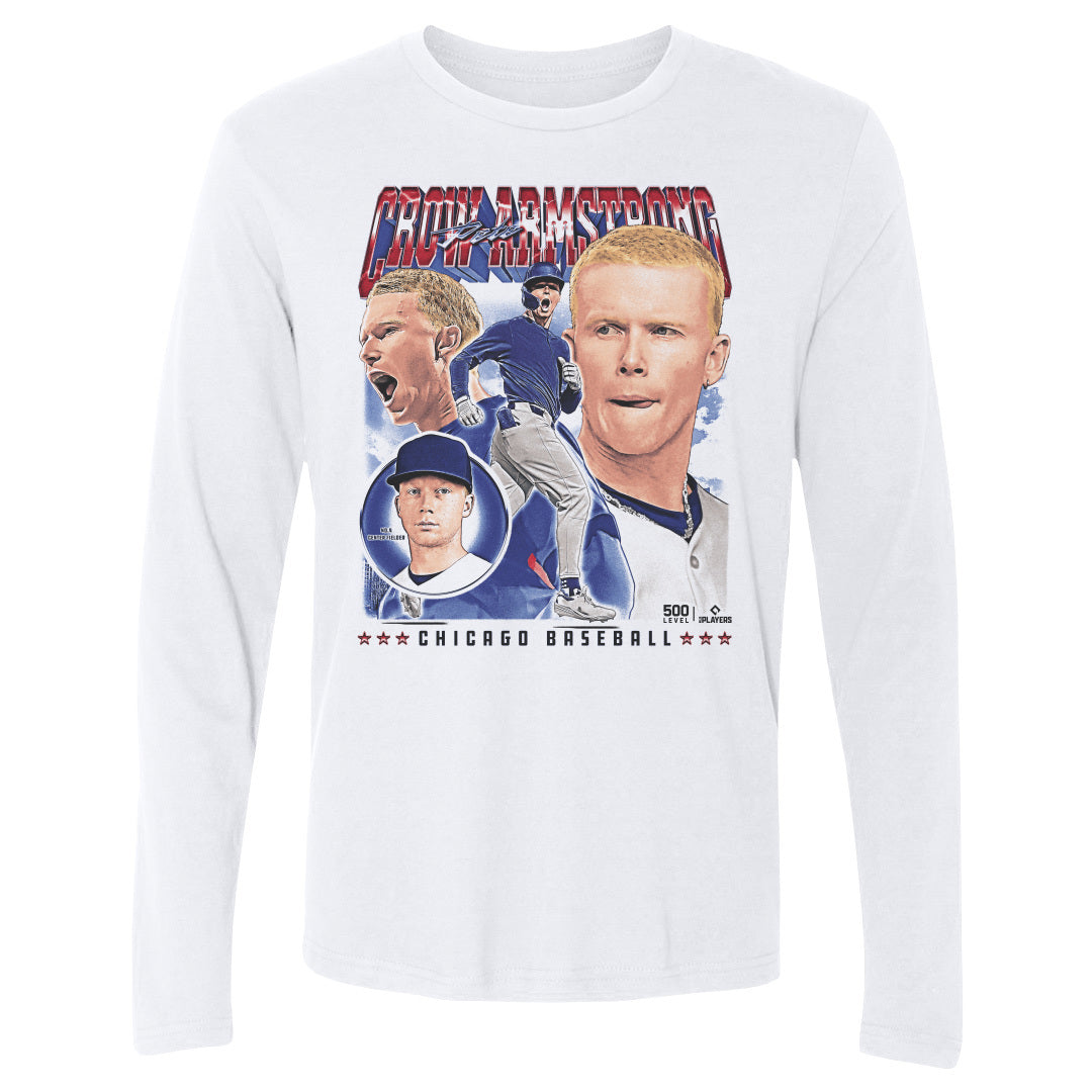 Pete Crow-Armstrong Men's Long Sleeve T-Shirt | 500 LEVEL