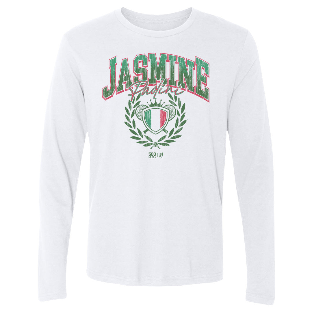 Jasmine Paolini Men's Long Sleeve T-Shirt | 500 LEVEL