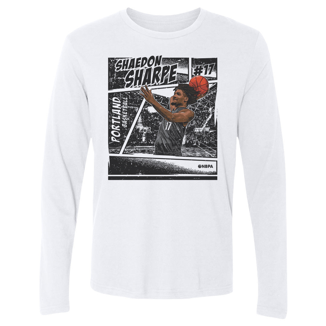 Shaedon Sharpe Men's Long Sleeve T-Shirt | 500 LEVEL