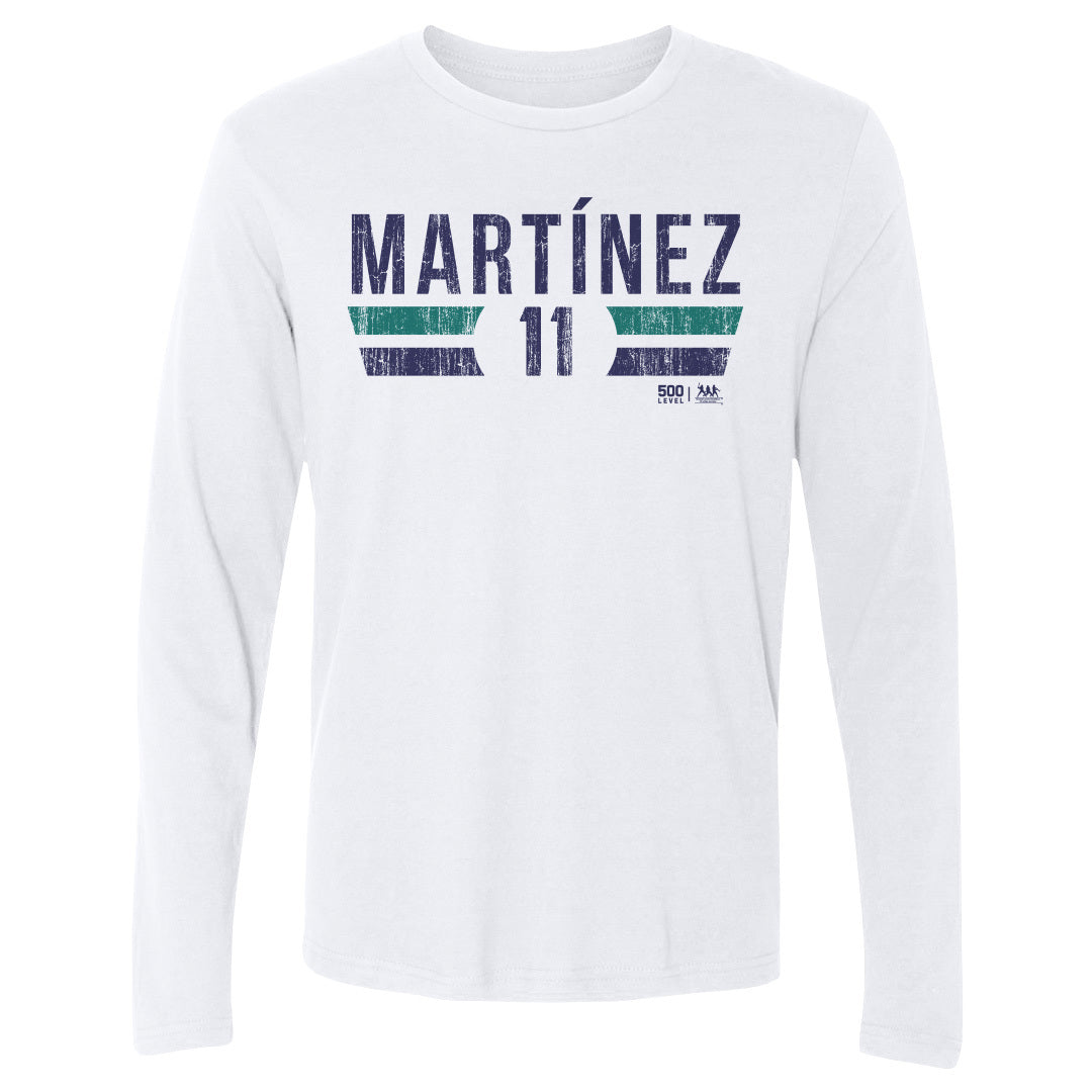 Edgar Martinez Men's Long Sleeve T-Shirt | 500 LEVEL