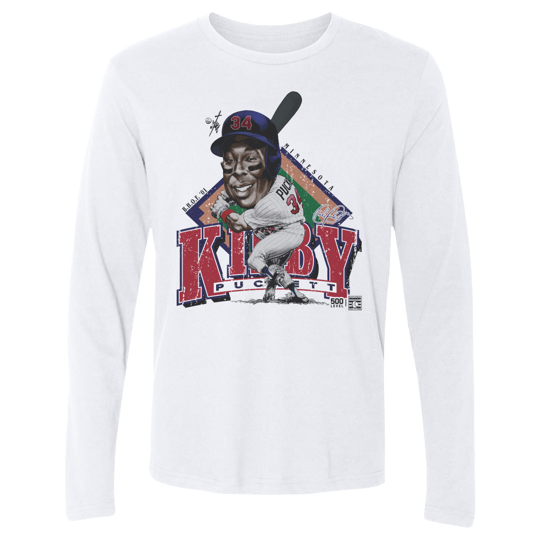 Kirby Puckett Men's Long Sleeve T-Shirt | 500 LEVEL