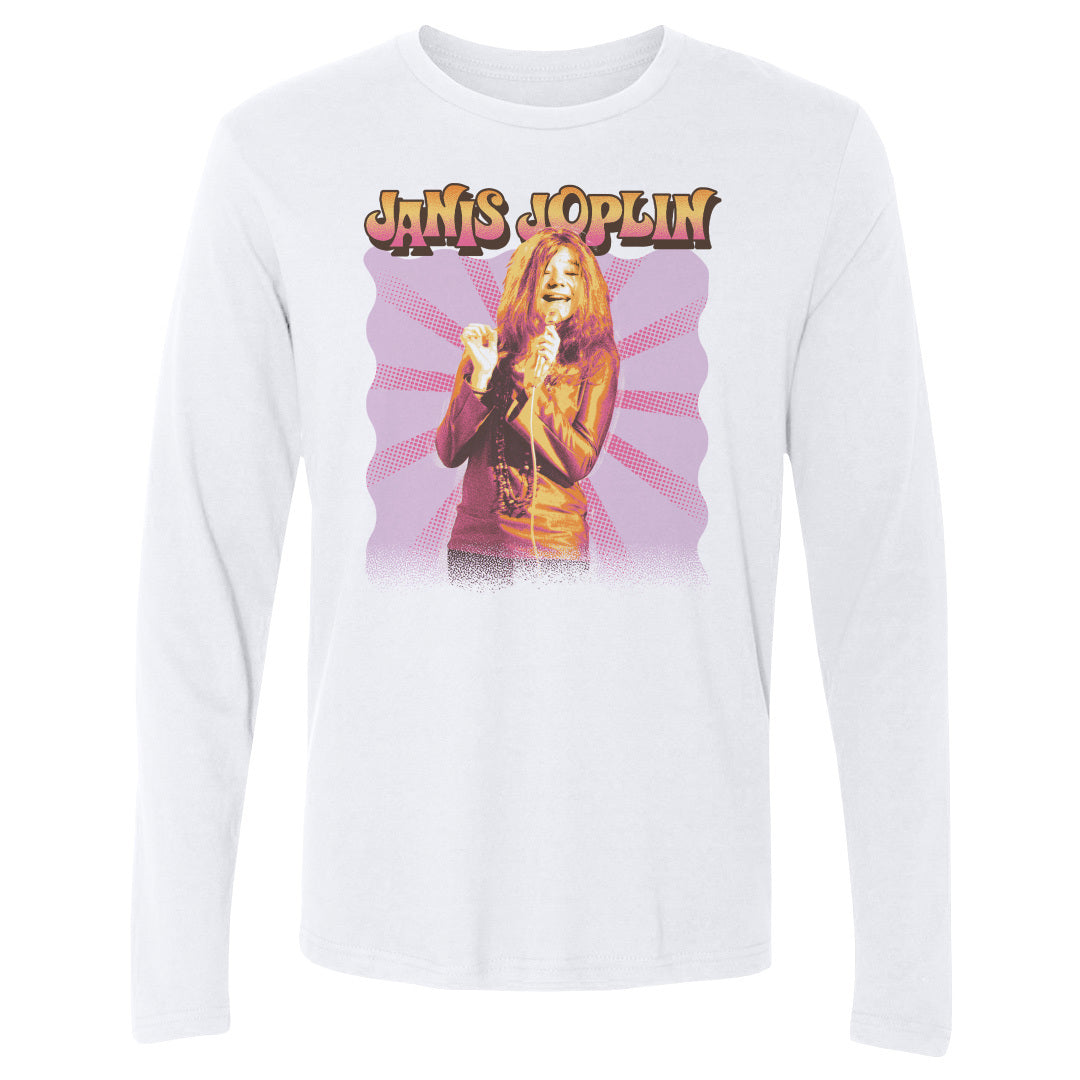 Janis Joplin Men's Long Sleeve T-Shirt | 500 LEVEL