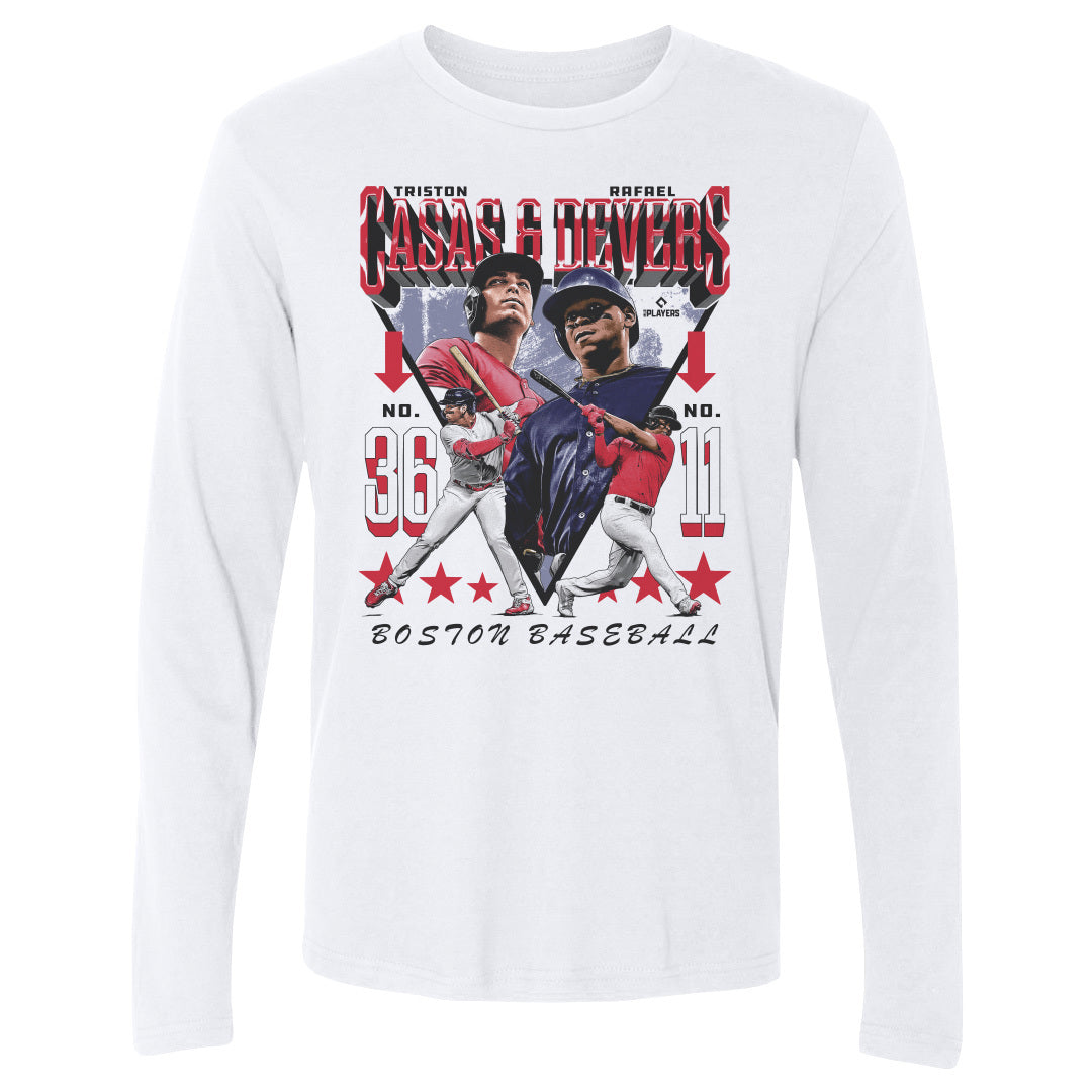 Rafael Devers Men's Long Sleeve T-Shirt | 500 LEVEL
