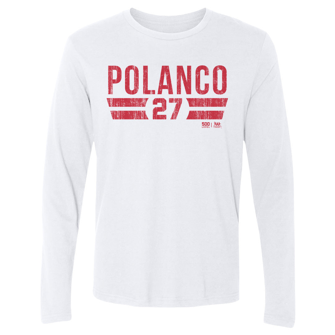 Placido Polanco Men's Long Sleeve T-Shirt | 500 LEVEL