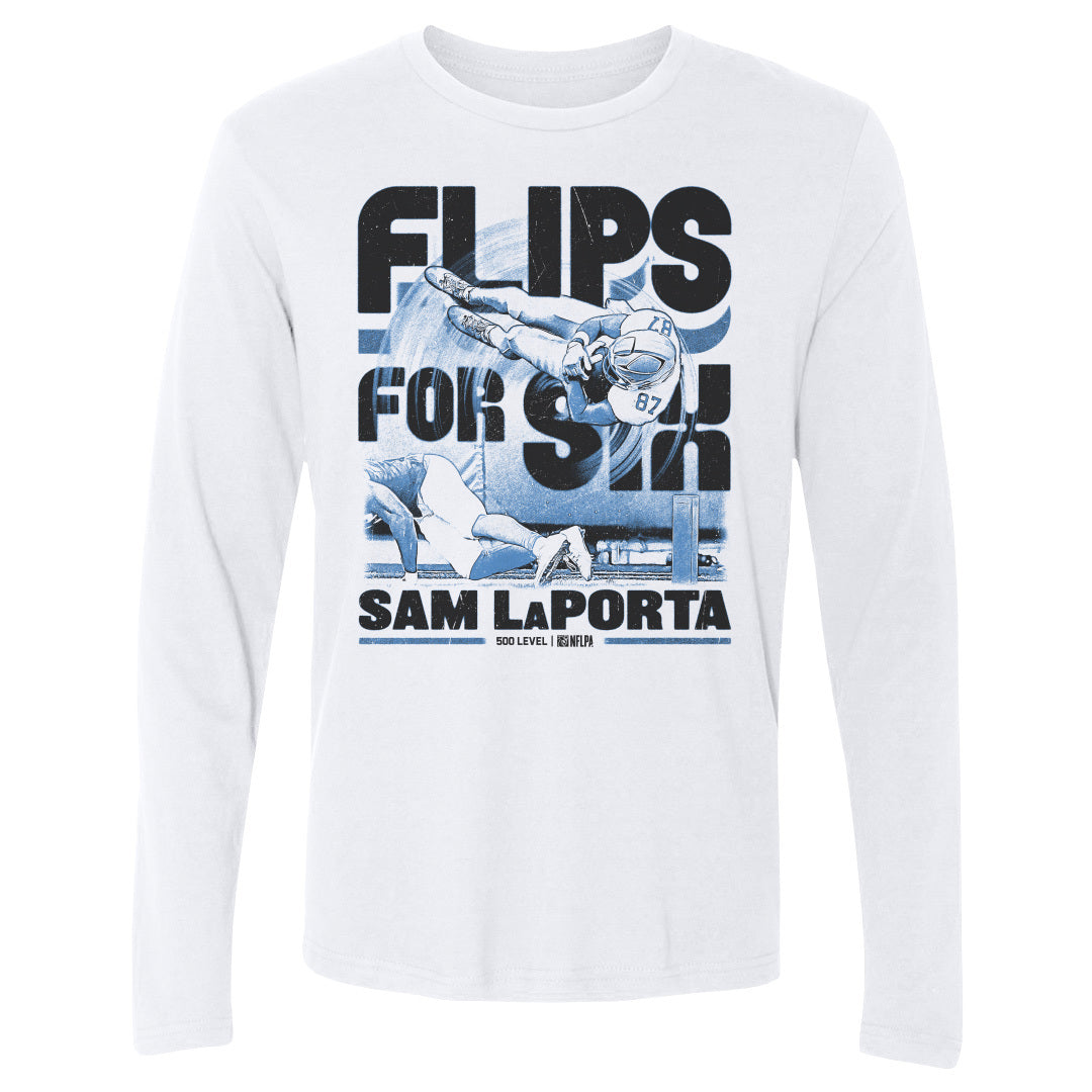 Sam LaPorta Men's Long Sleeve T-Shirt | 500 LEVEL