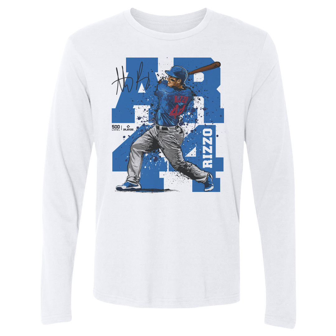 Anthony Rizzo Men's Long Sleeve T-Shirt | 500 LEVEL