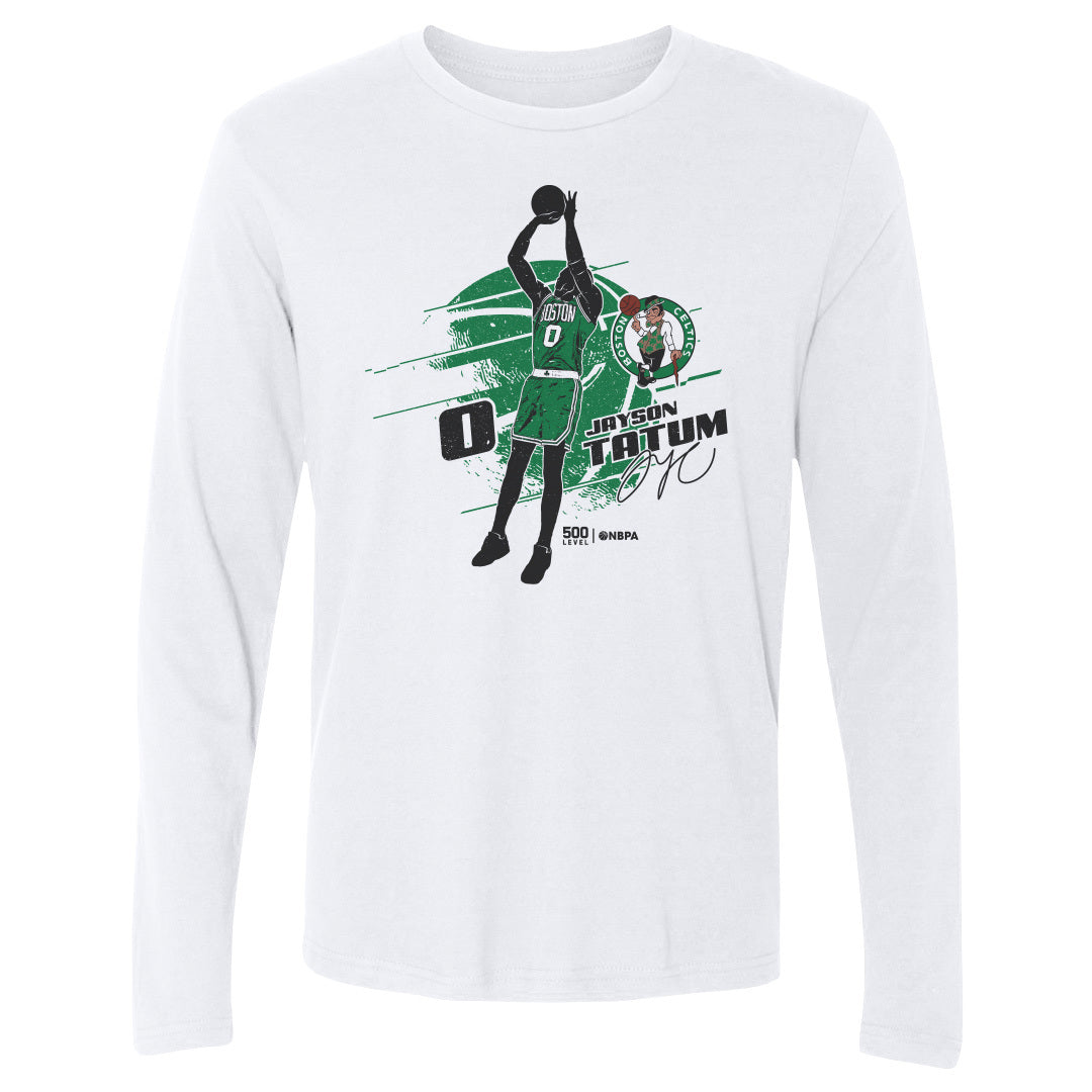 Jayson Tatum Men's Long Sleeve T-Shirt | 500 LEVEL