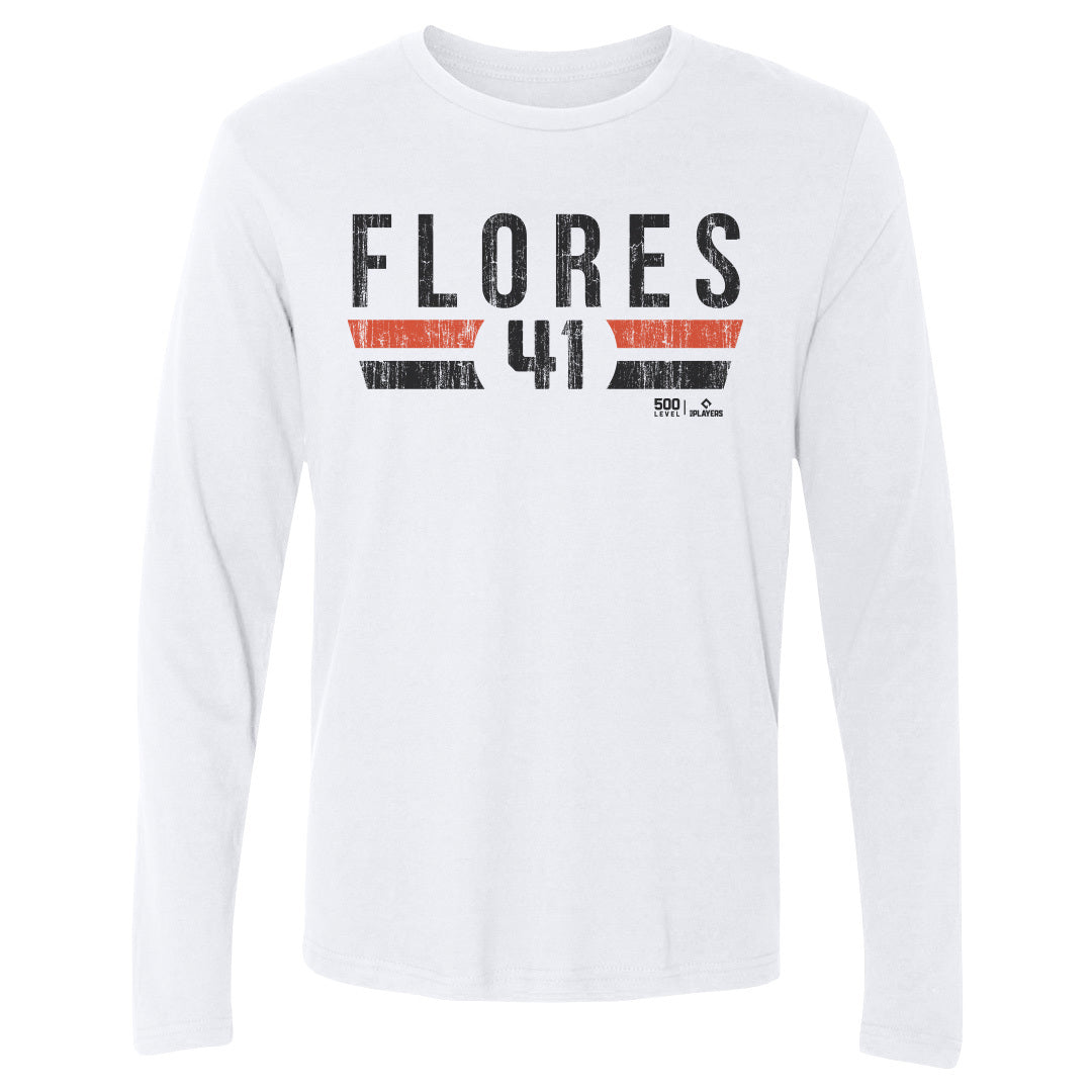 Wilmer Flores Men's Long Sleeve T-Shirt | 500 LEVEL