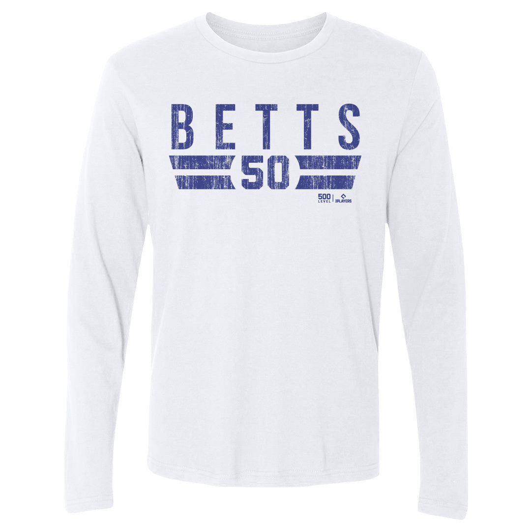 Mookie Betts Men's Long Sleeve T-Shirt | 500 LEVEL