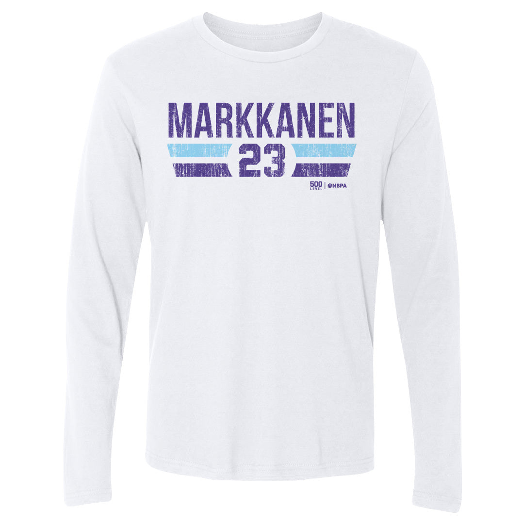 Lauri Markkanen Men's Long Sleeve T-Shirt | 500 LEVEL