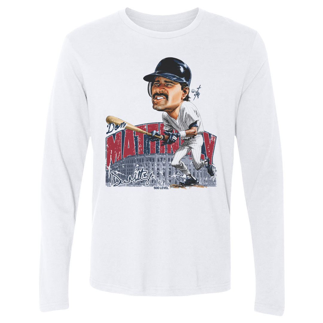Don Mattingly Men's Long Sleeve T-Shirt | 500 LEVEL