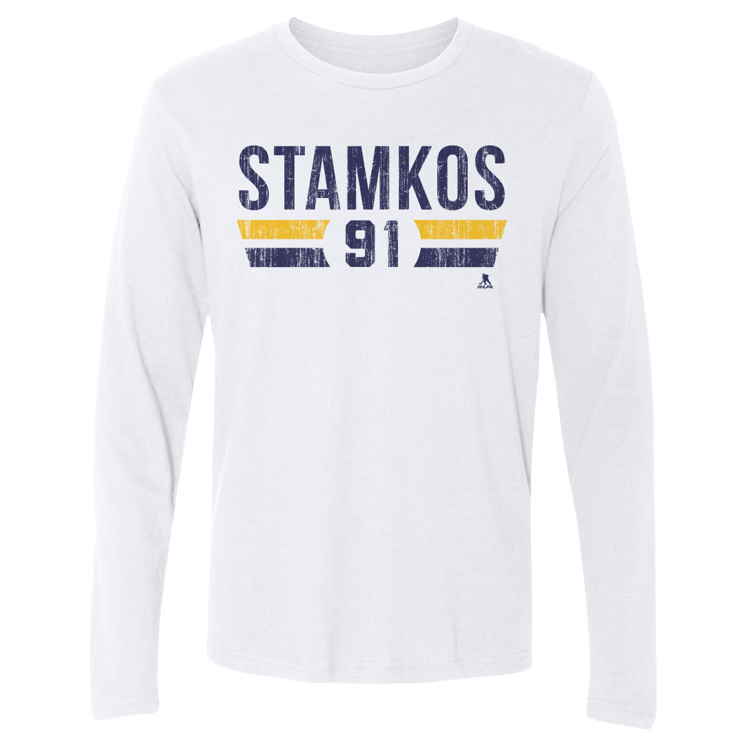 Steven Stamkos Men's Long Sleeve T-Shirt | 500 LEVEL