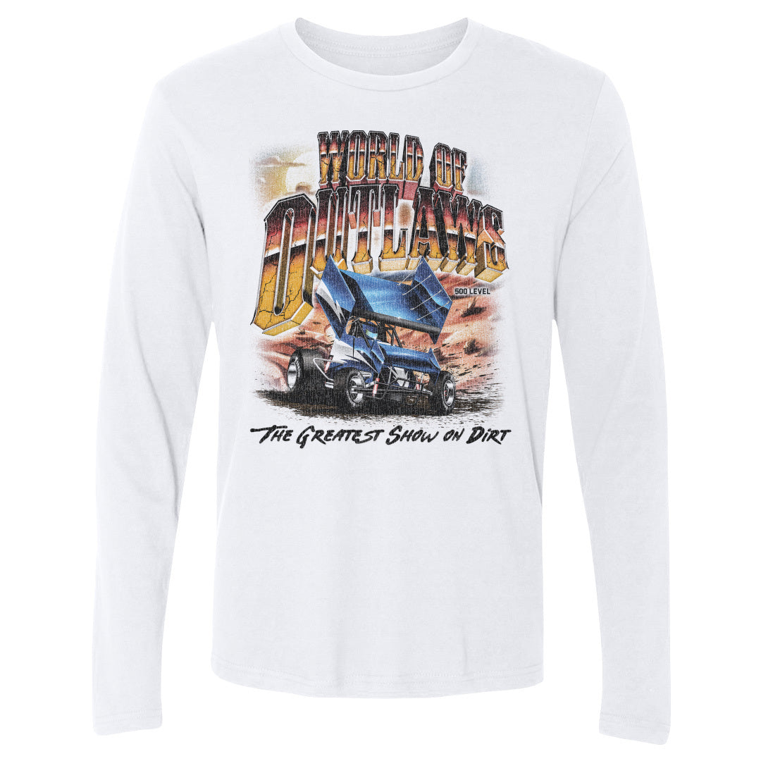 World Of Outlaws Men's Long Sleeve T-Shirt | 500 LEVEL