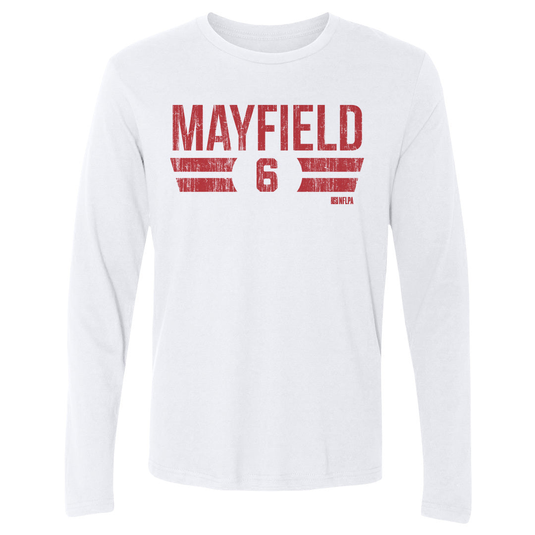 Baker Mayfield Men's Long Sleeve T-Shirt | 500 LEVEL