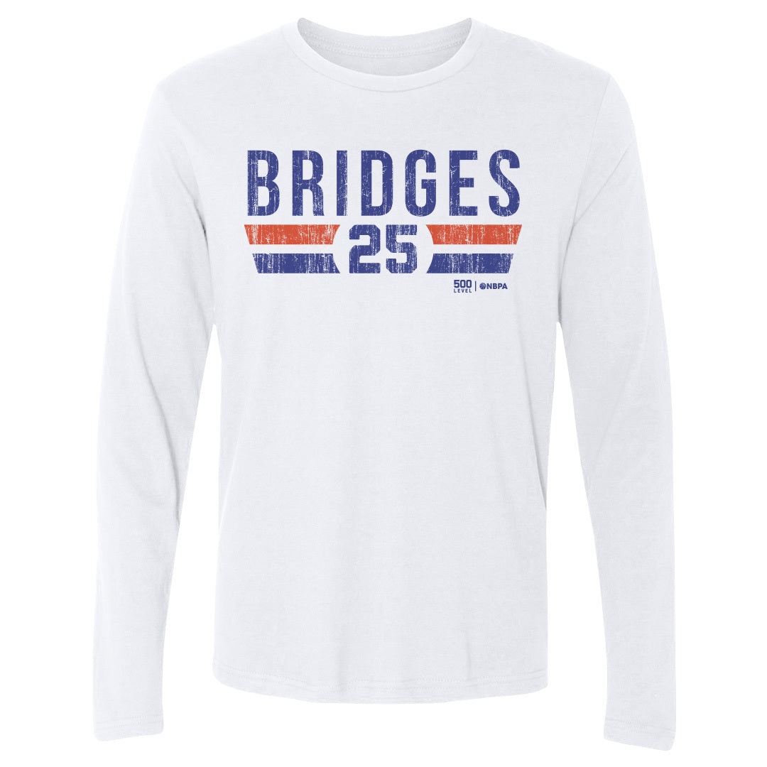 Mikal Bridges Men's Long Sleeve T-Shirt | 500 LEVEL