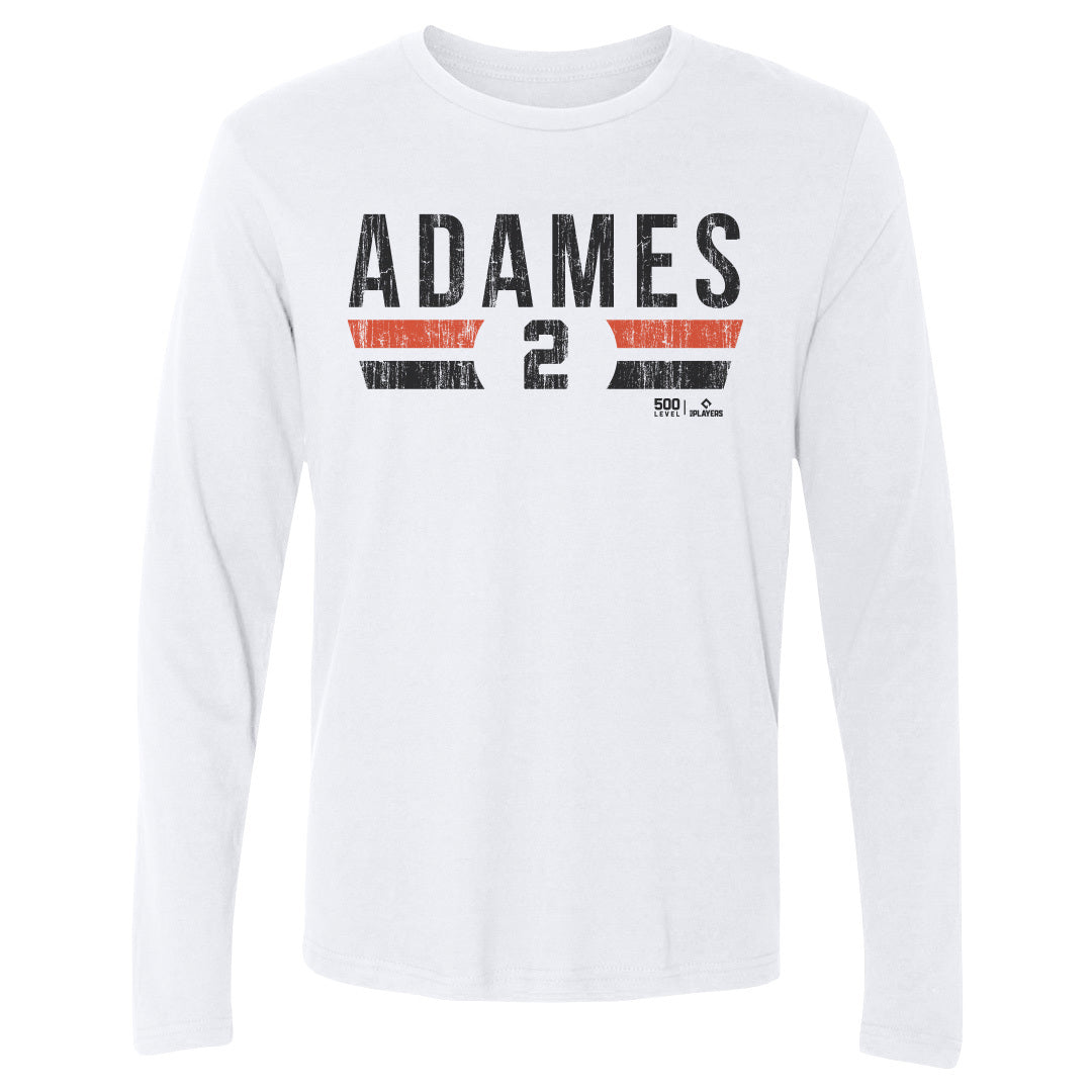 Willy Adames Men's Long Sleeve T-Shirt | 500 LEVEL