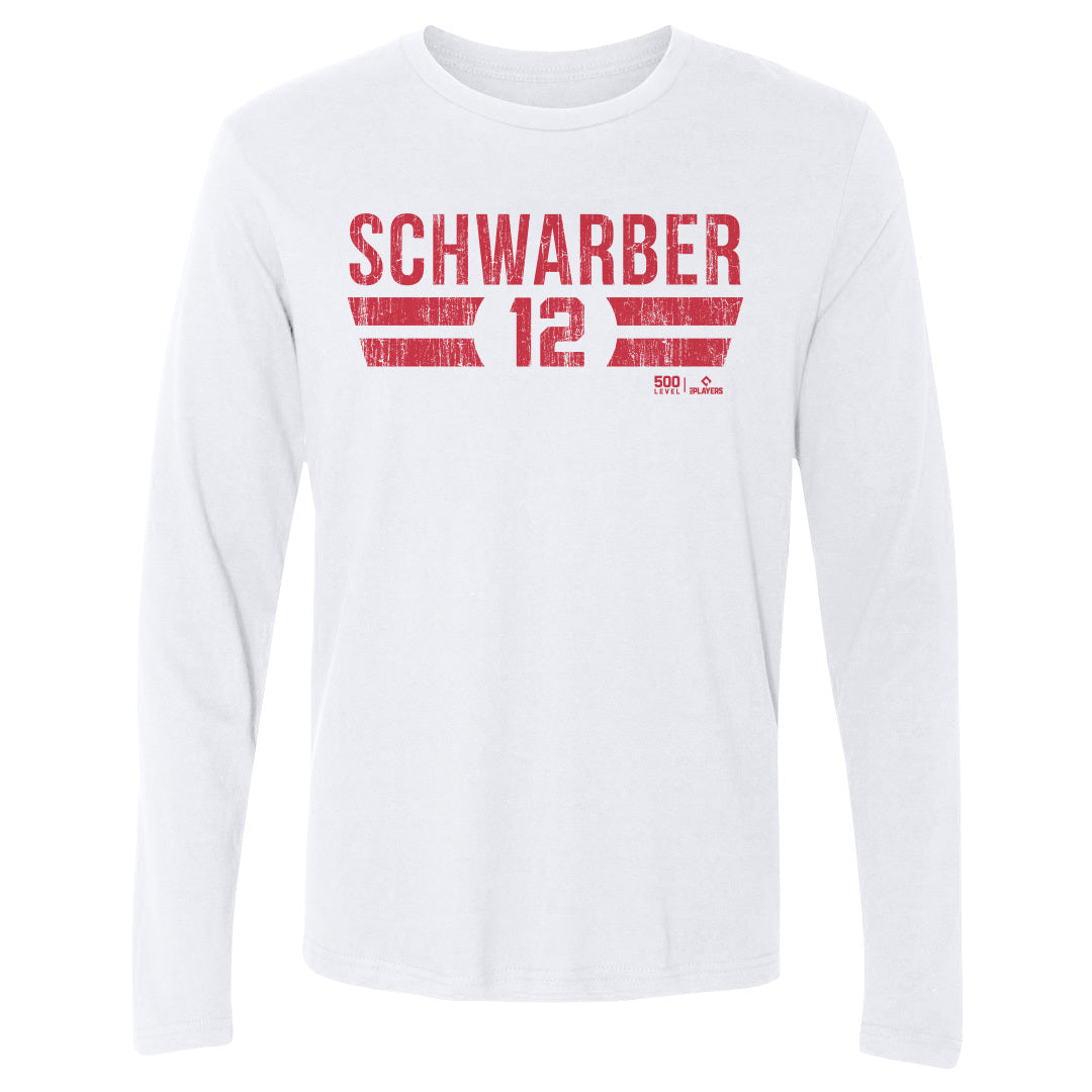 Kyle Schwarber Men's Long Sleeve T-Shirt | 500 LEVEL
