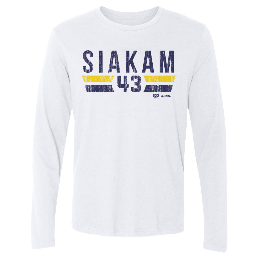 Pascal Siakam Men's Long Sleeve T-Shirt | 500 LEVEL