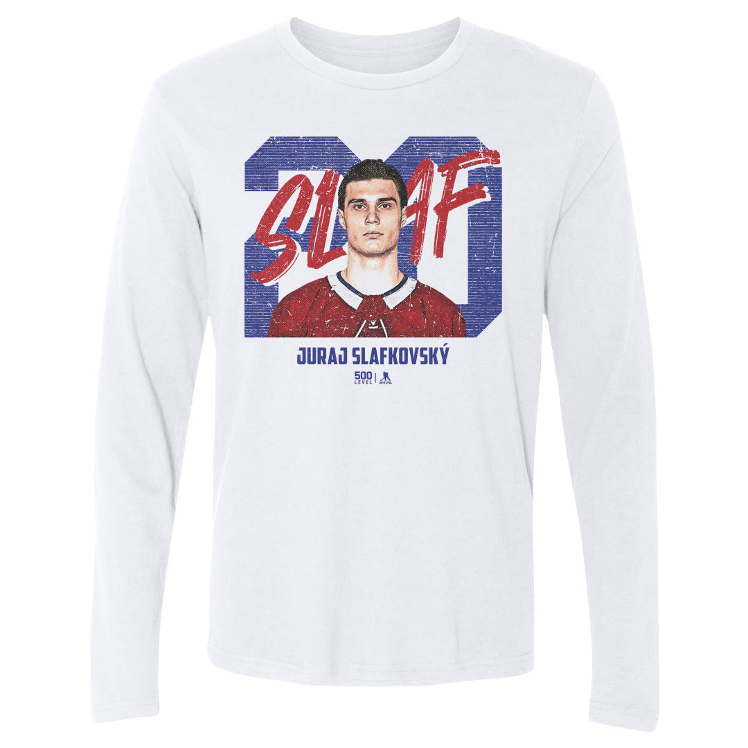 Juraj Slafkovsky Men's Long Sleeve T-Shirt | 500 LEVEL