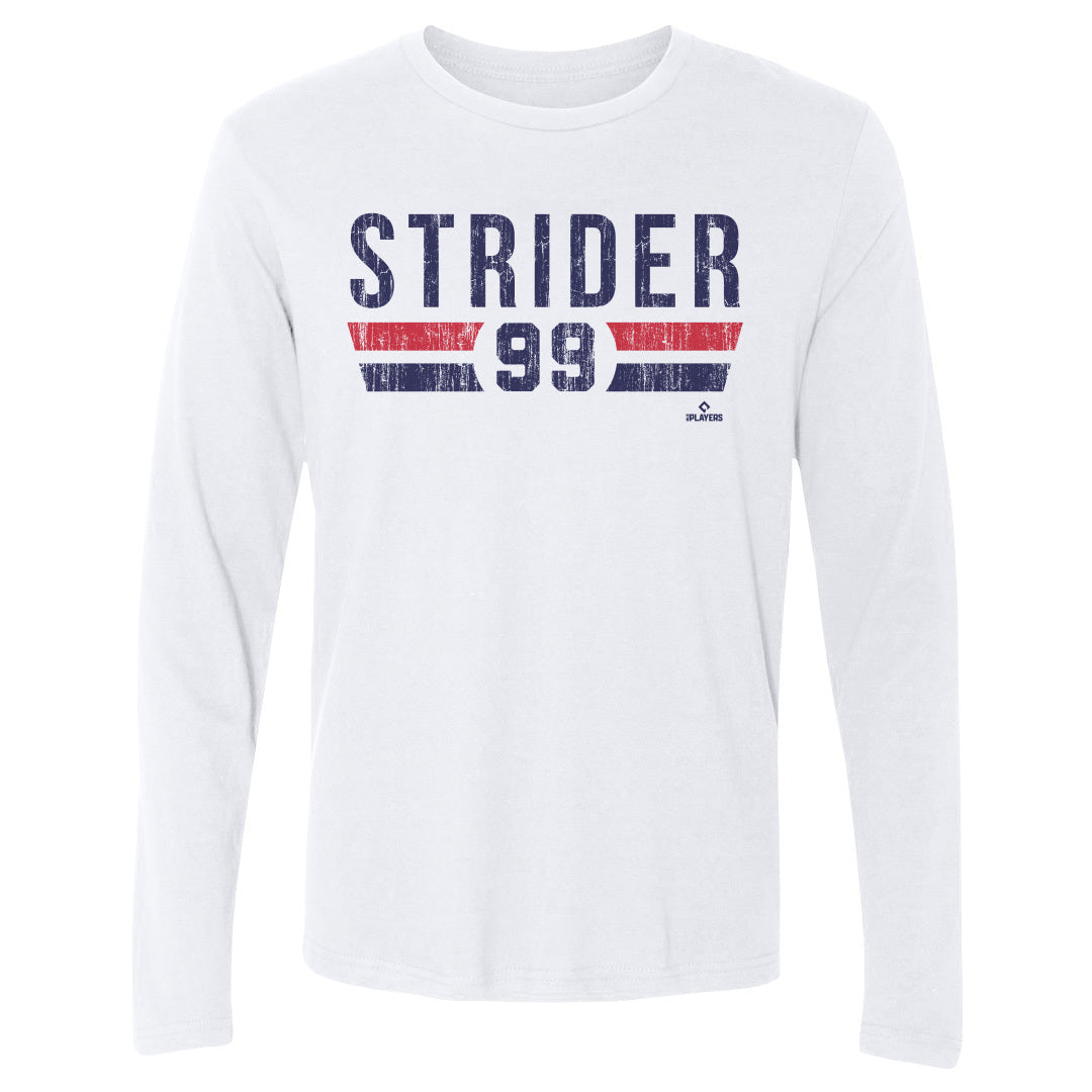 Spencer Strider Men's Long Sleeve T-Shirt | 500 LEVEL