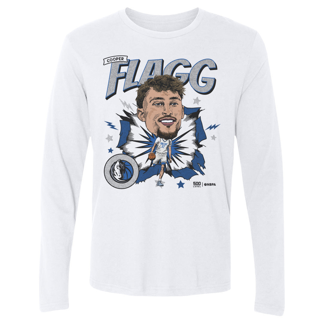 Cooper Flagg Men's Long Sleeve T-Shirt | 500 LEVEL