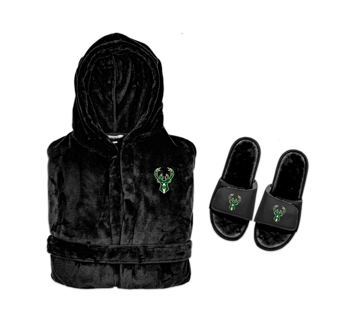 Milwaukee Bucks Phantom Robe Slide Bundle