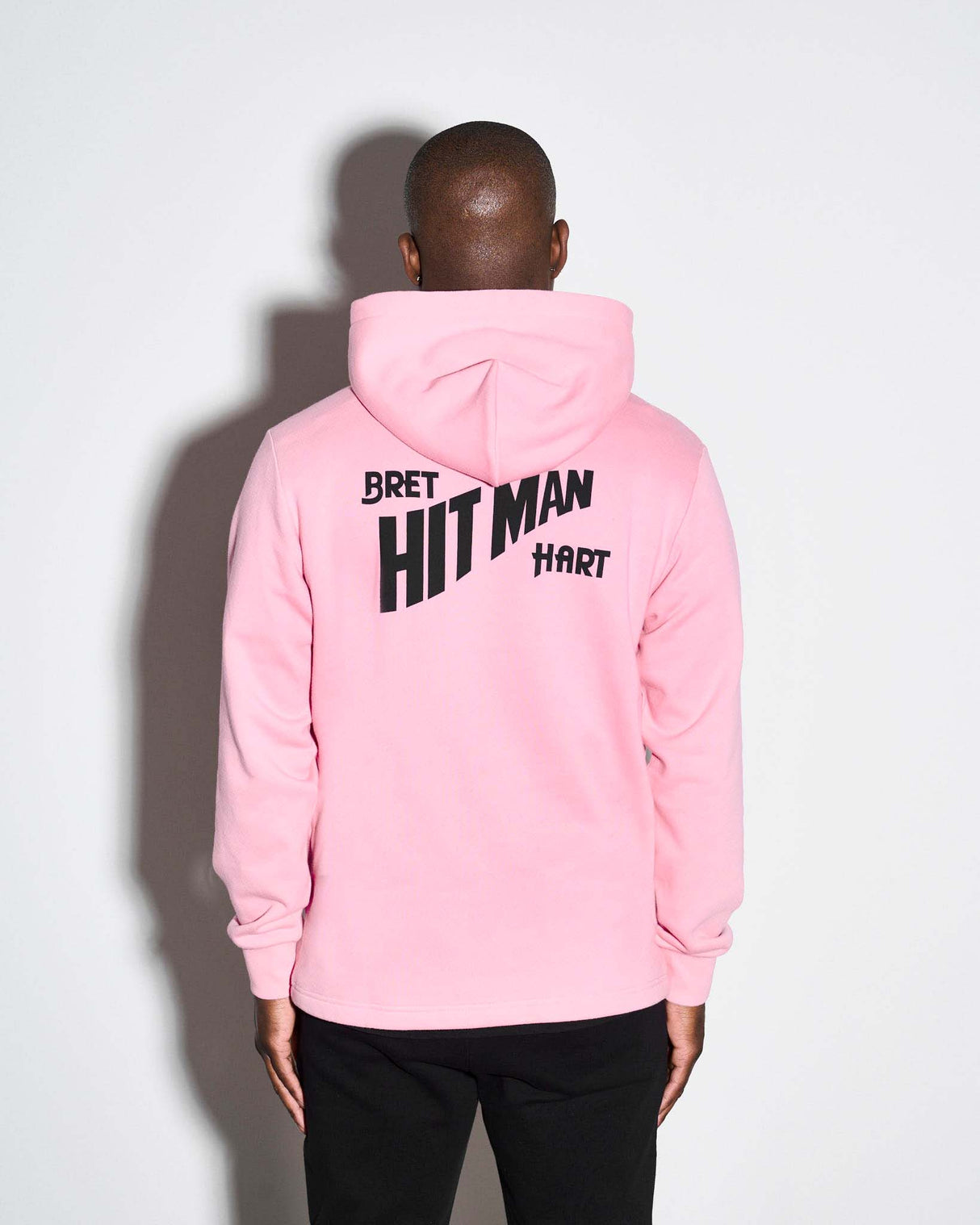 Bret Hart Pink French Terry Hoodie