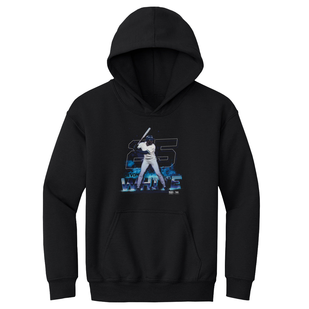 Devon White Kids Youth Hoodie | 500 LEVEL
