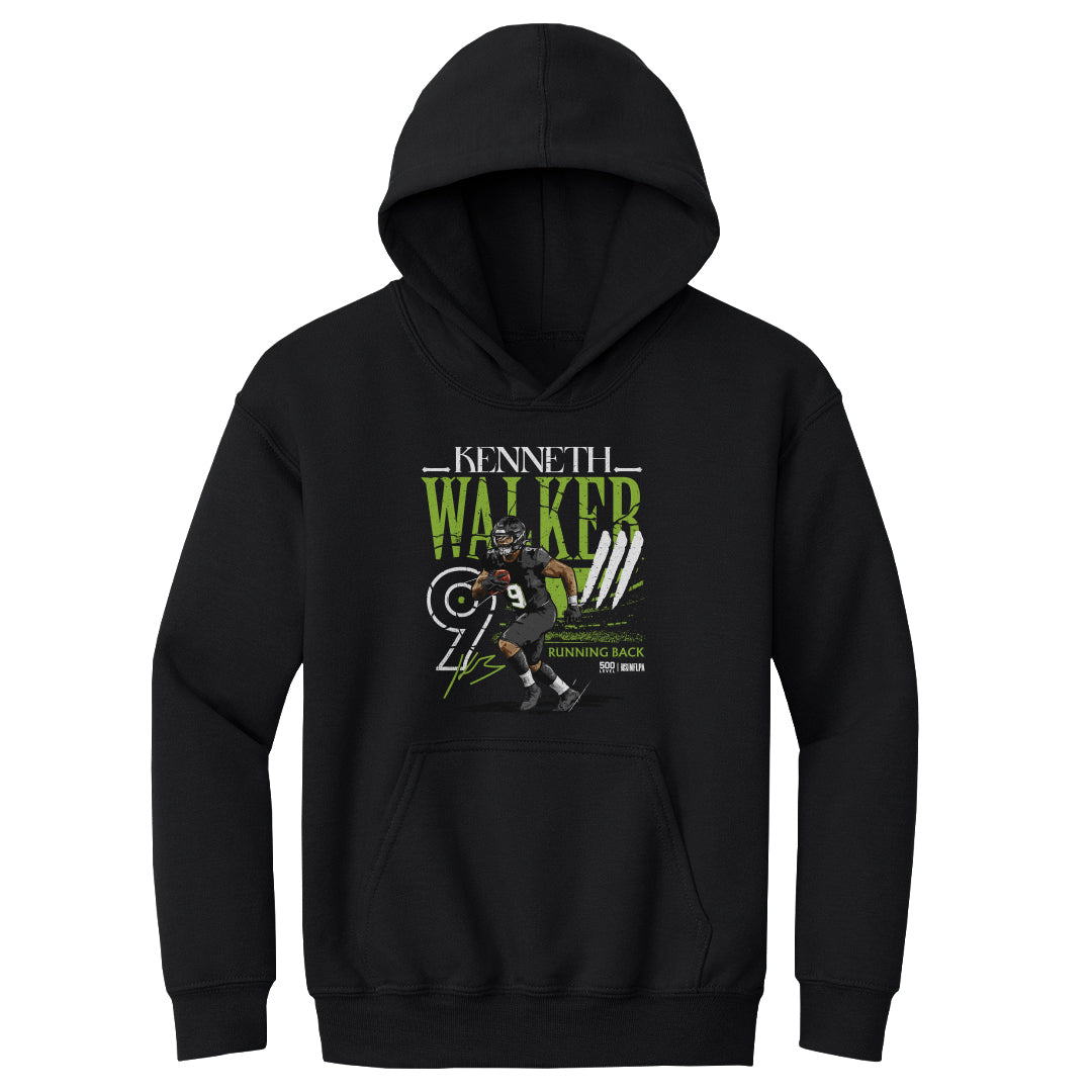 Kenneth Walker III Kids Youth Hoodie | 500 LEVEL