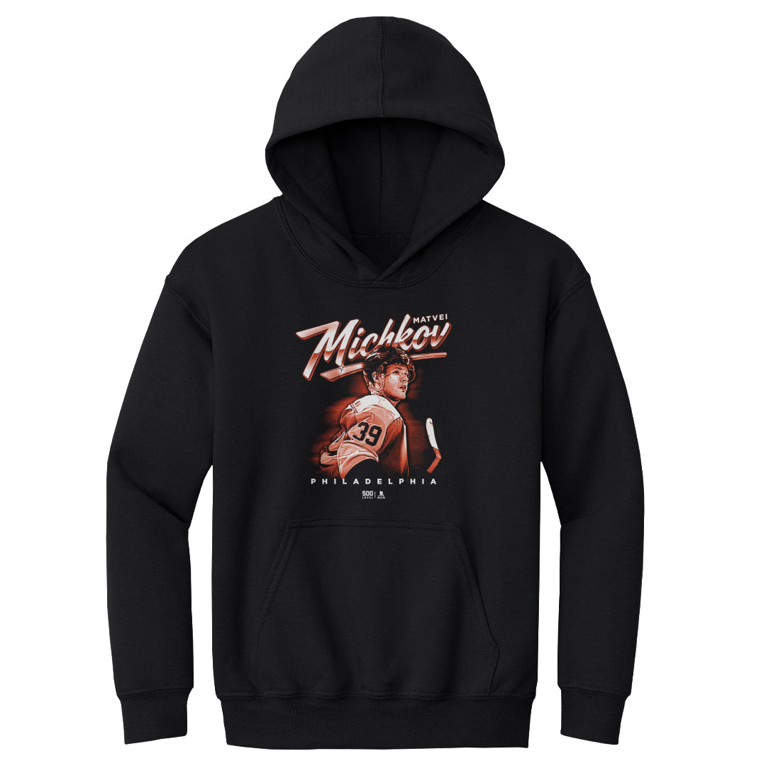 Matvei Michkov Kids Youth Hoodie | 500 LEVEL