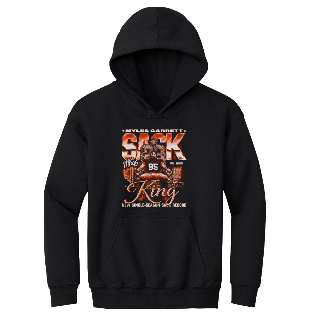 Myles Garrett Kids Youth Hoodie | 500 LEVEL