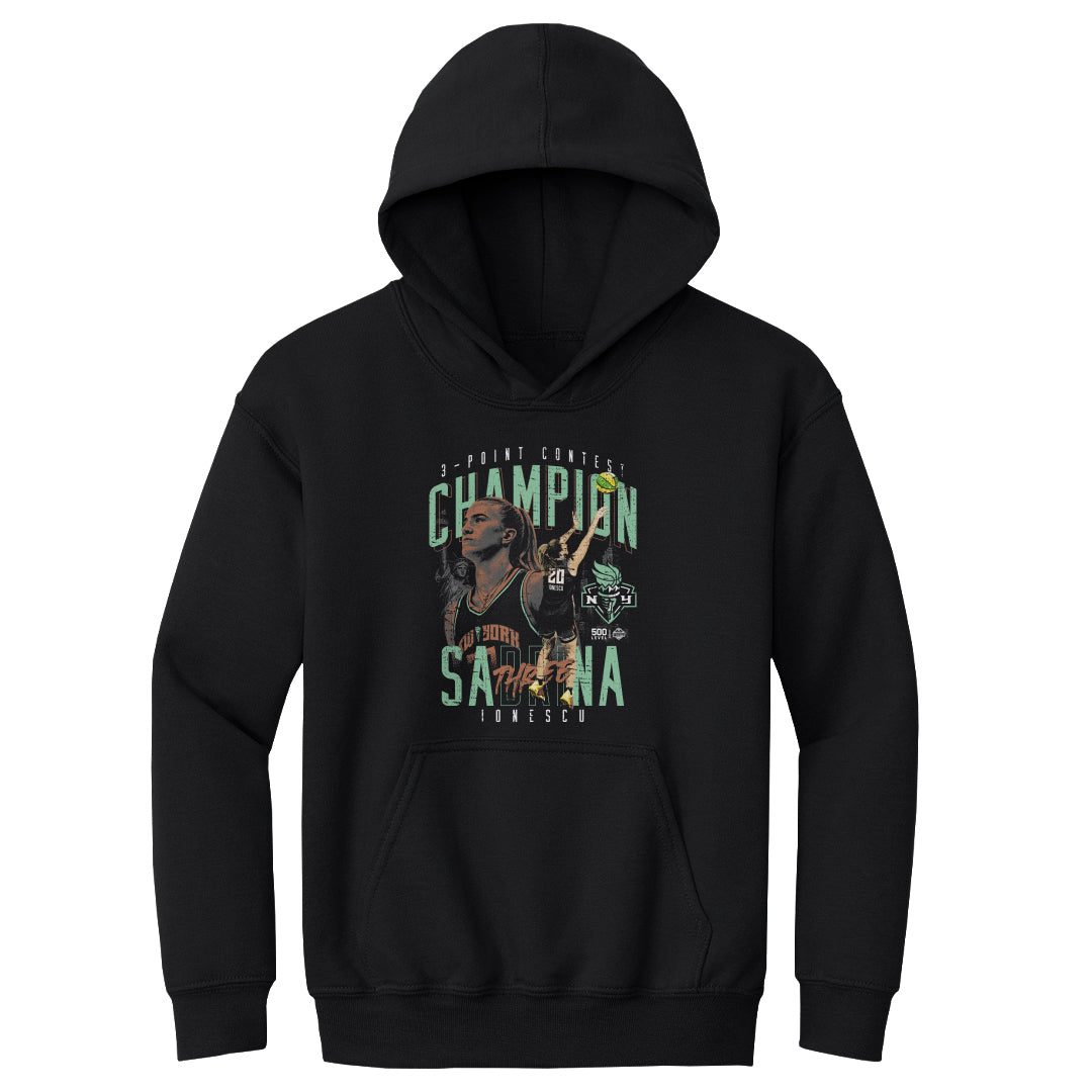 Sabrina Ionescu Kids Youth Hoodie | 500 LEVEL
