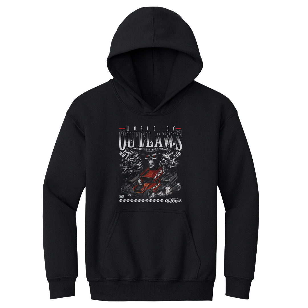 World Of Outlaws Kids Youth Hoodie | 500 LEVEL