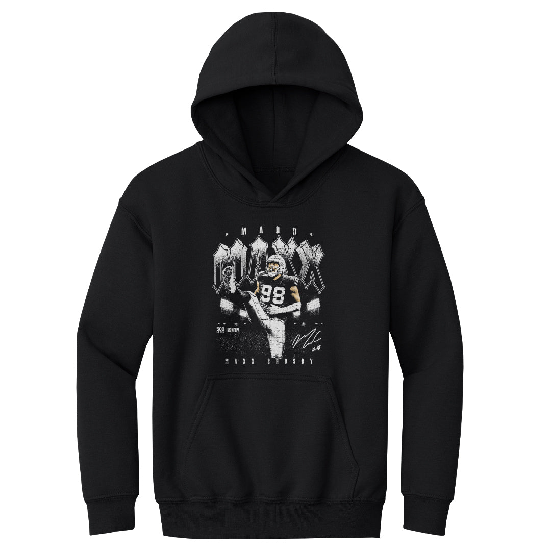 Maxx Crosby Kids Youth Hoodie | 500 LEVEL