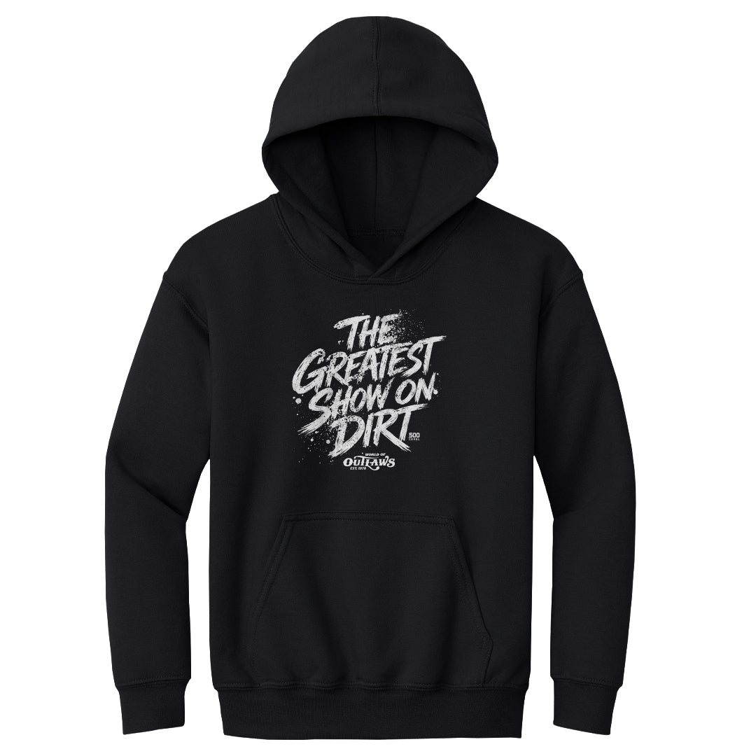 World Of Outlaws Kids Youth Hoodie | 500 LEVEL