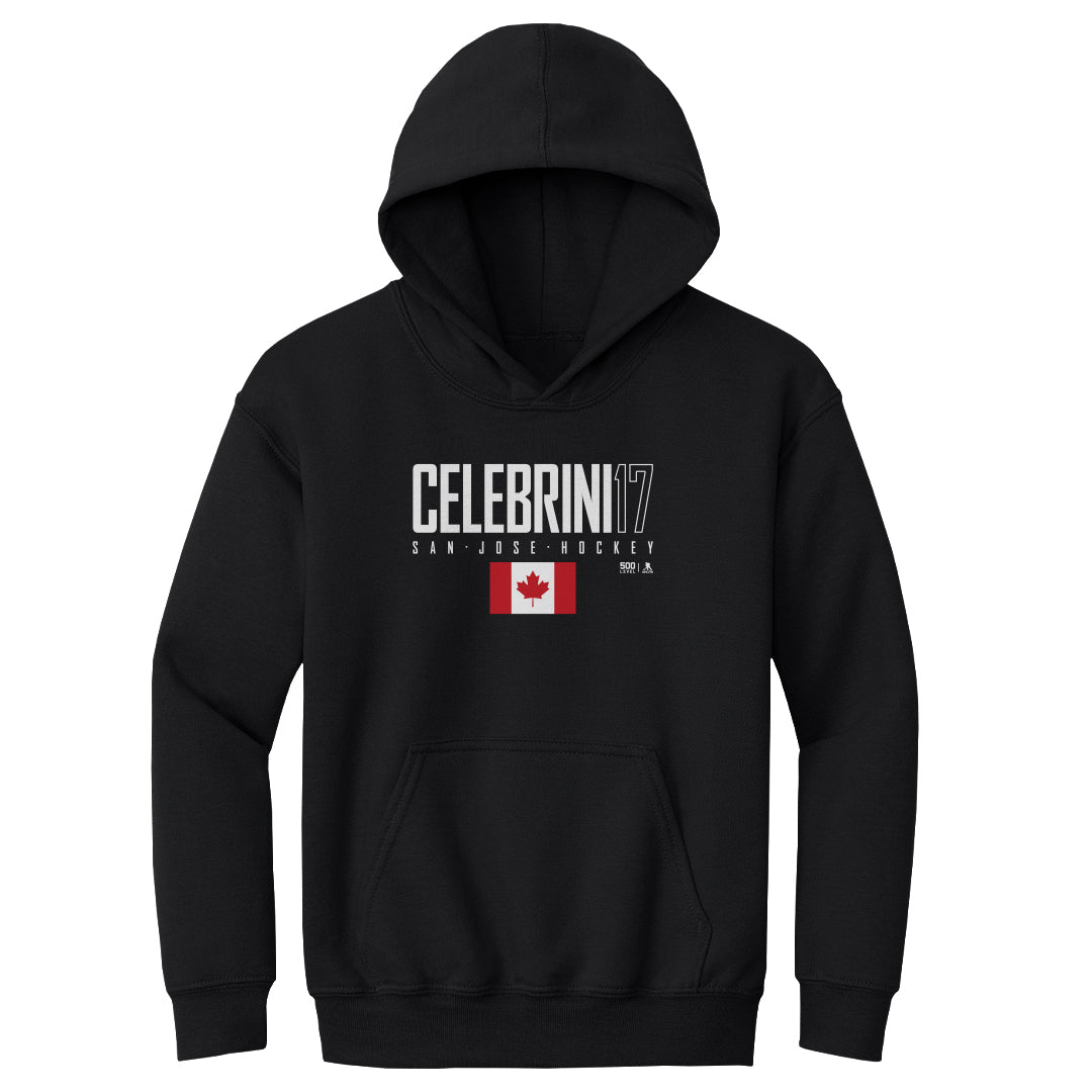 Macklin Celebrini Kids Youth Hoodie | 500 LEVEL