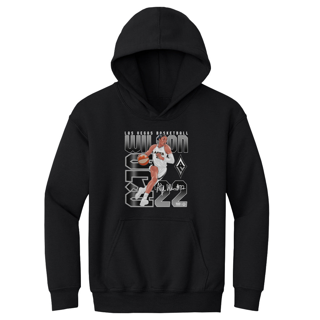 A'ja Wilson Kids Youth Hoodie | 500 LEVEL