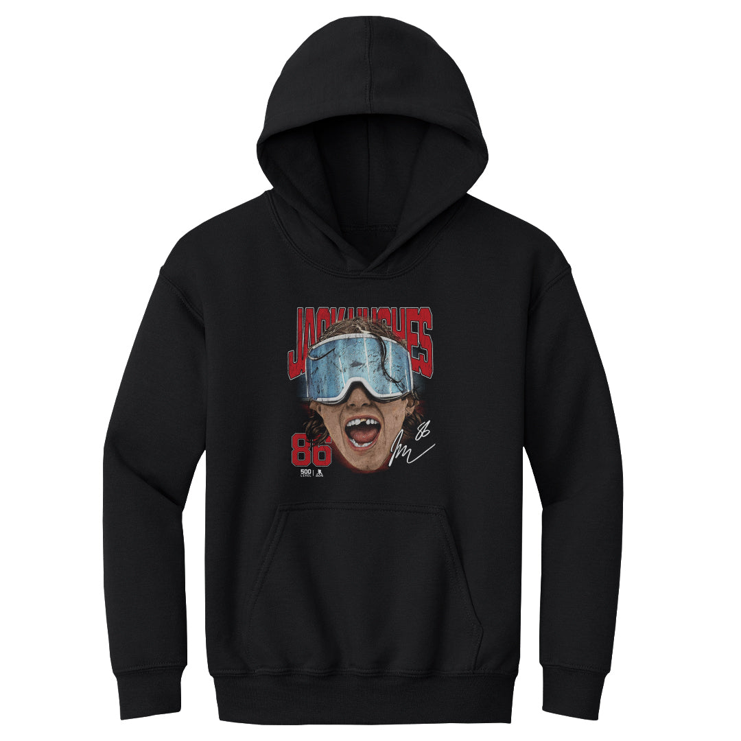Jack Hughes Kids Youth Hoodie | 500 LEVEL