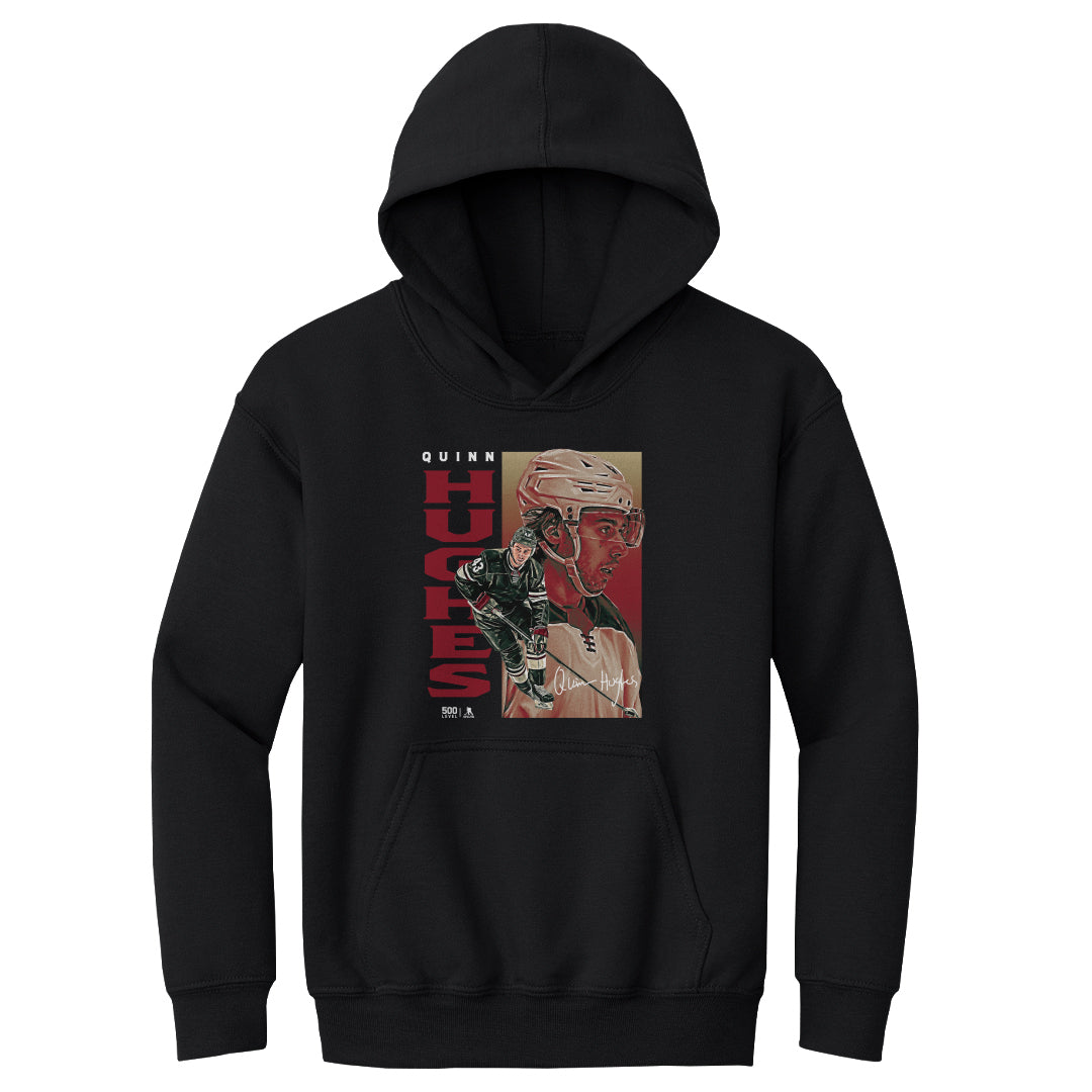 Quinn Hughes Kids Youth Hoodie | 500 LEVEL