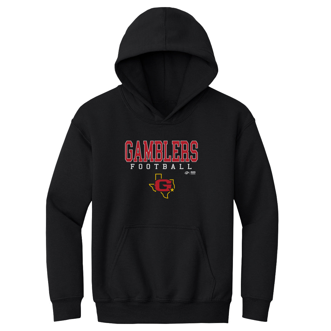 Houston Gamblers Kids Youth Hoodie | 500 LEVEL